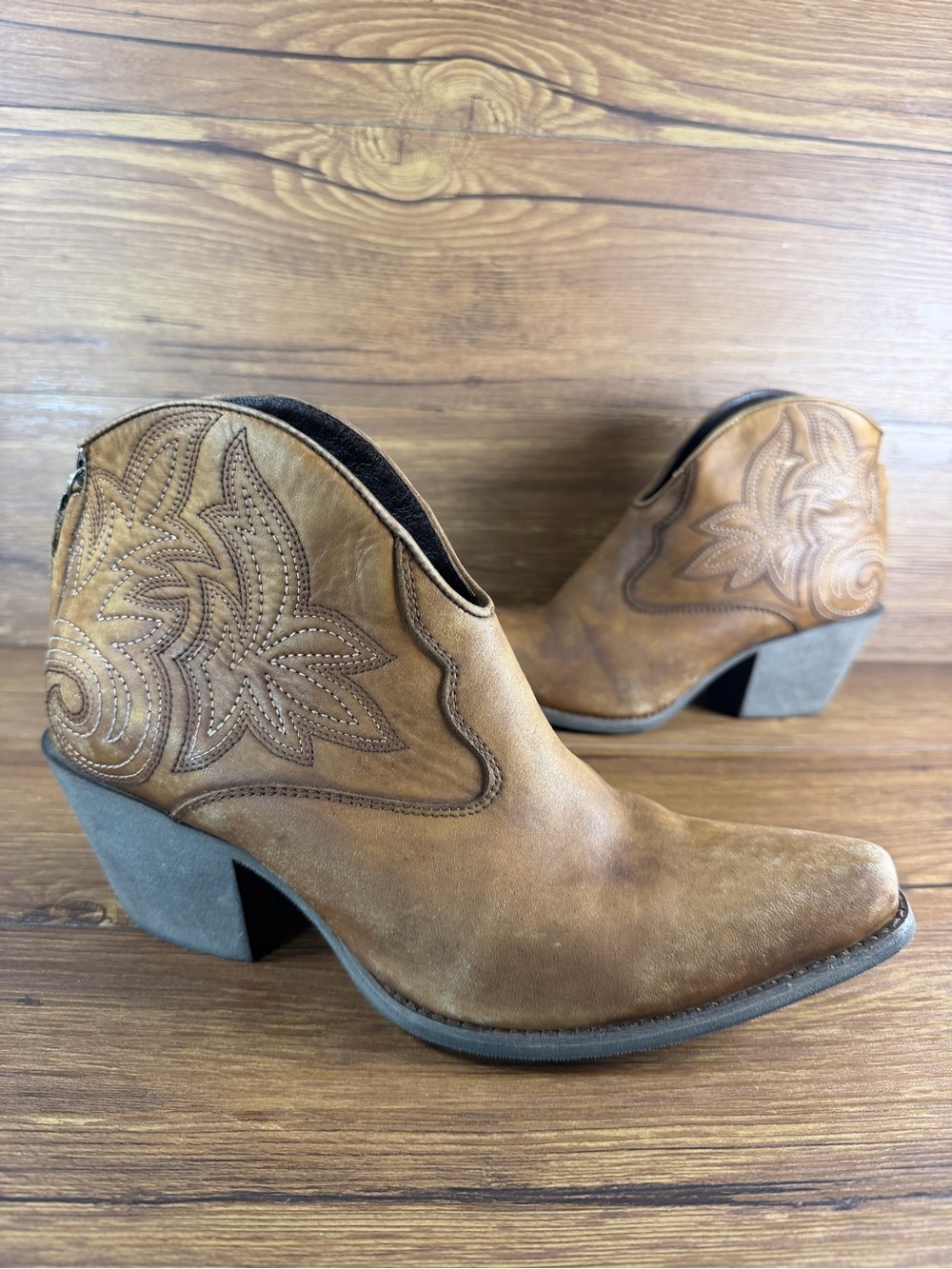 Ariat Layla Bootie Leather Heel Shoes Women’s Size 8